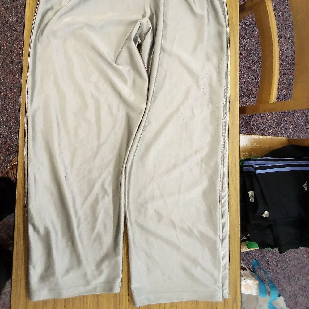 Vintage Adidas 3 Stripe Snap Button Sweat Pants Joggers